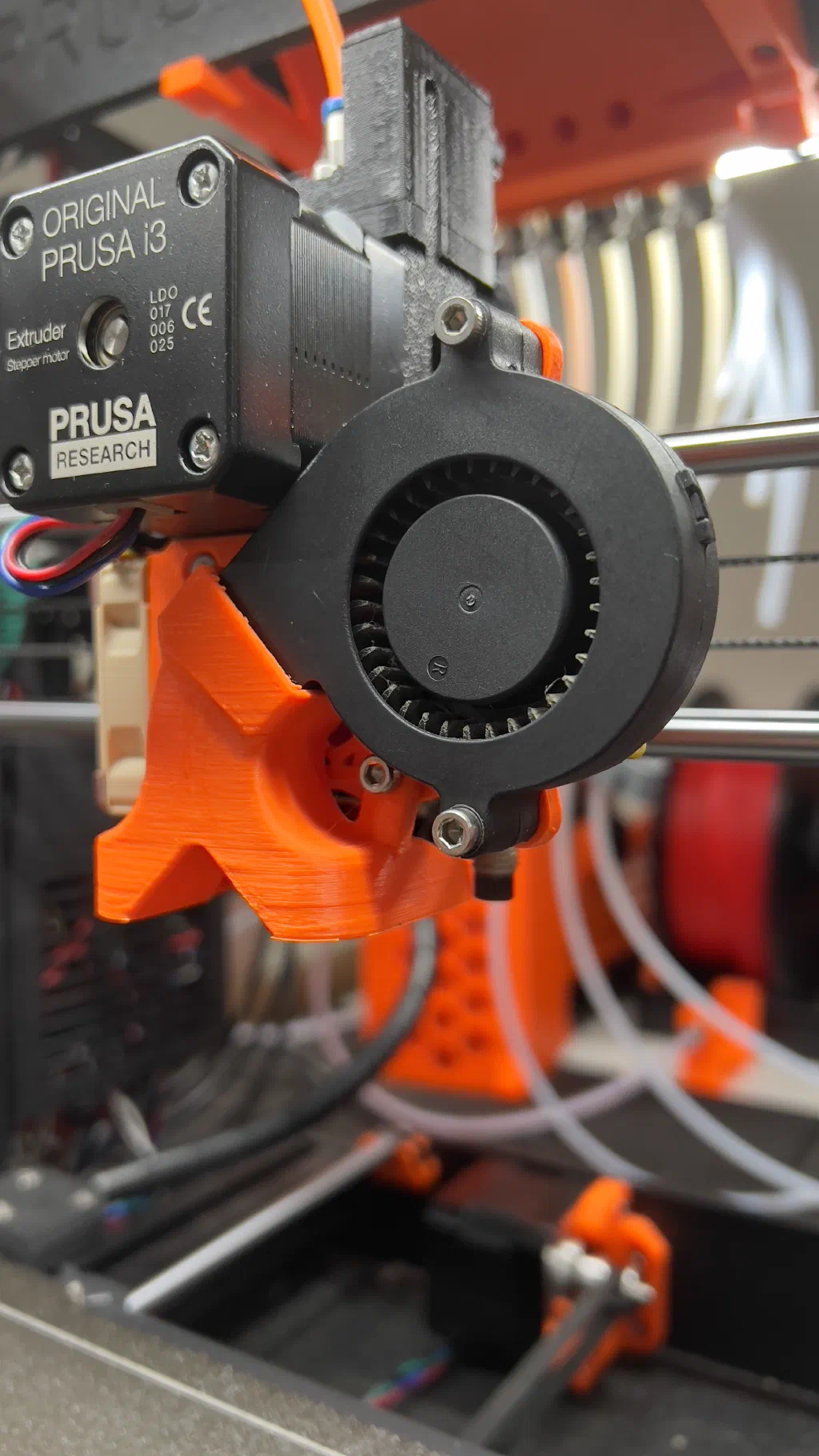 The printhead with the new fan shroud